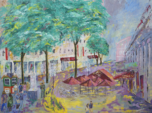 Boston Faneuil Hall Square Morning